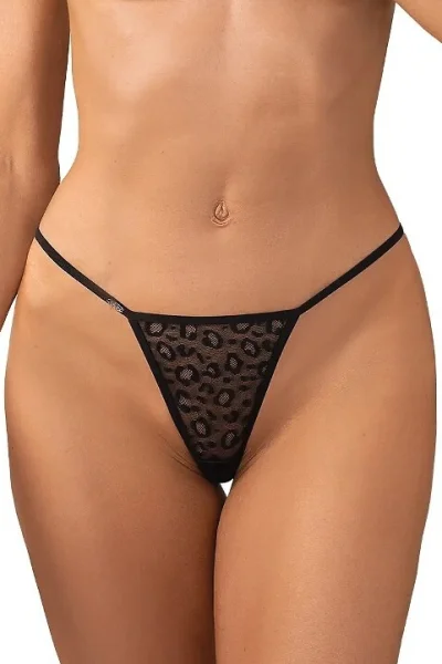 2 PACK sexy tanga Clara - Černá