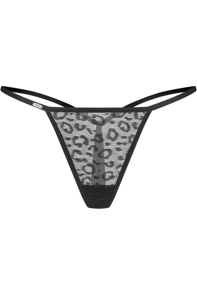 2 PACK sexy tanga Clara - Černá