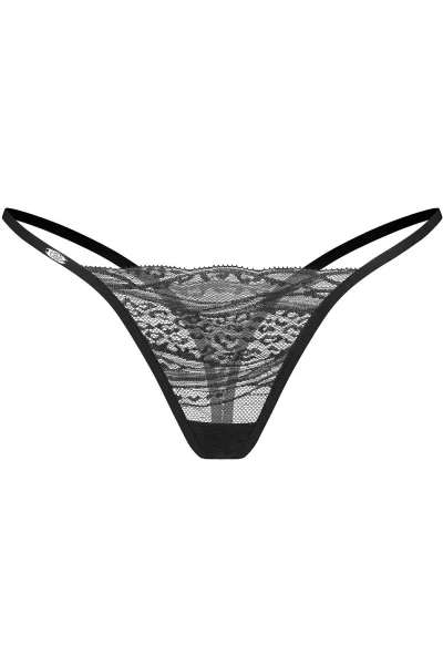 2 PACK sexy tanga Clara - Černá