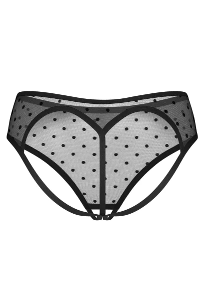 BLA Sexy kalhotky Nuites - otevřený klín - Černá