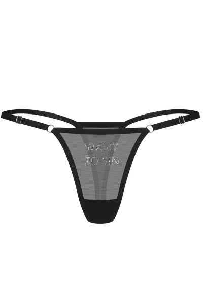 Sexy tanga Violami SIN - Černá