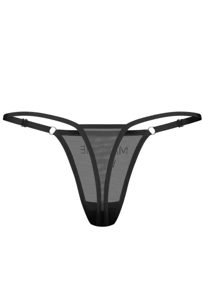 Sexy tanga Violami WET - Černá