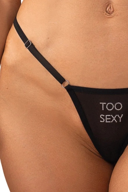 Sexy tanga Violami SEXY - Černá