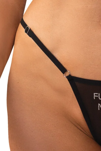 Sexy tanga Violami ME - Černá