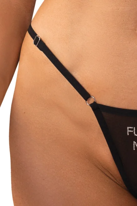Sexy tanga Violami ME - Černá