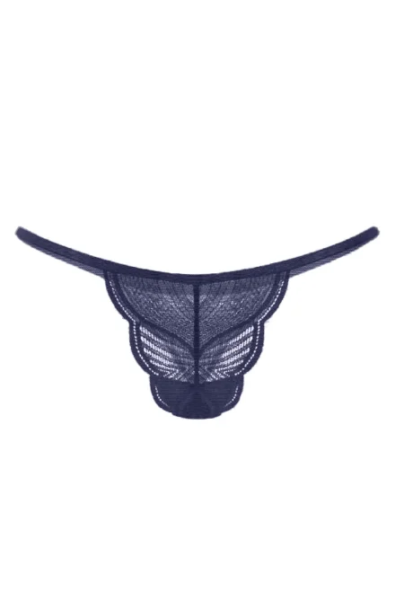Sexy tanga MP Blue - Tmavě modrá