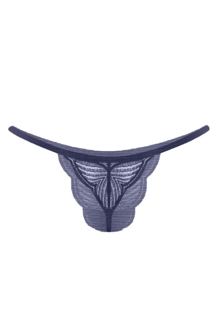 Sexy tanga MP Blue - Tmavě modrá