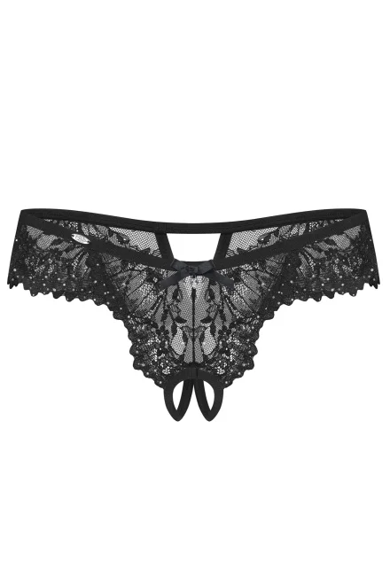 Sexy tanga Sparkly Night - Černá
