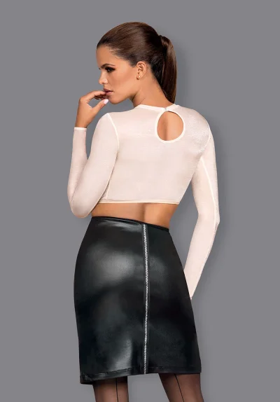 Sexy kostým šéfky - dvoudílný - Černo-bílá