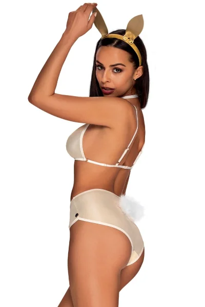 Sexy kostým Neo Goldes - 3 dílný - Zlatá