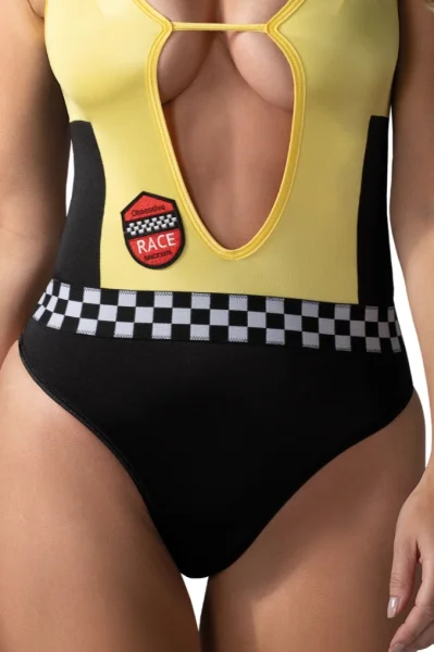 Sexy body Rallien - Černo-barevná