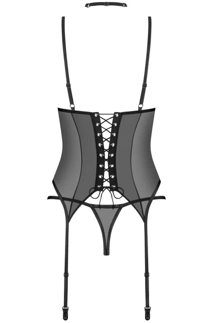 Sexy korzet Donarella - Černá