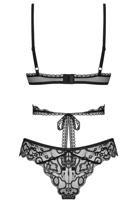 Sexy komplet Blomentis - Černá