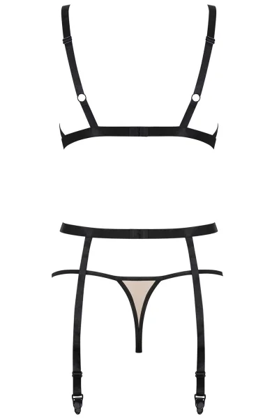 Sexy komplet Nudelia - 3 dílný - Tělová