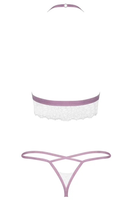 Sexy komplet Lilyanne - 2 dílný - Bílá