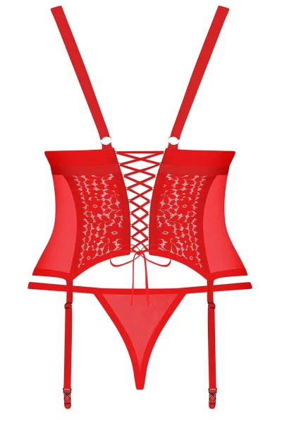 Sexy komplet Blossmina - Červená