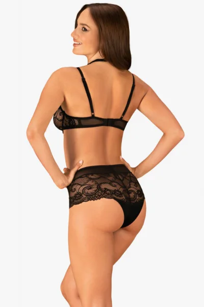 Sexy komplet Elizenes - 2 dílný - Černá