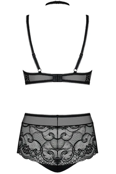Sexy komplet Elizenes - 2 dílný - Černá