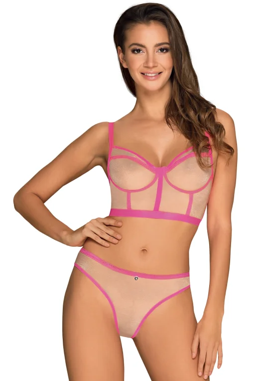 Sexy komplet Nudelia - top a nohavičky
