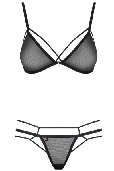 Sexy komplet 875-SET - 2 dílný - Černá