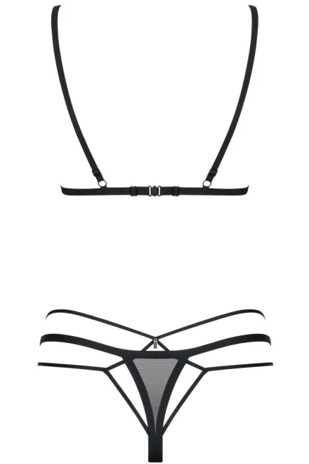 Sexy komplet 875-SET - 2 dílný - Černá