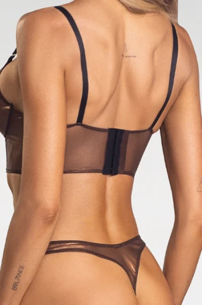 GOL Sexy komplet Soranna - otevřený klín - Zlatá
