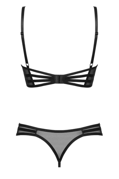 BLA Sexy komplet Roxelia - 2 dílný - Černá