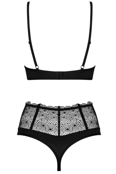 BLA Sexy komplet Sharlotte - 2 dílný - Černá