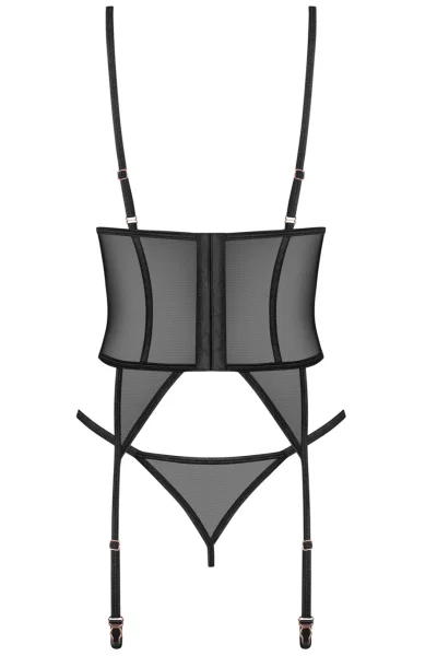 BLA Sexy korzet Euridia - Černá