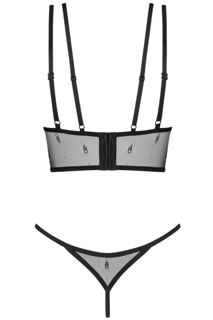 Sexy komplet Anniverse - 2 dielny - Čierna