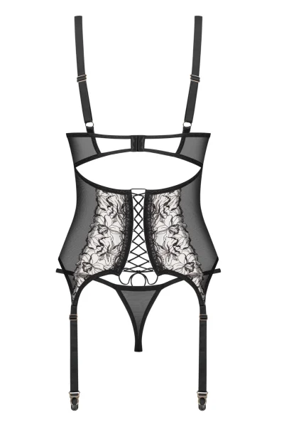 Sexy korzet Vila Blanes - Černá