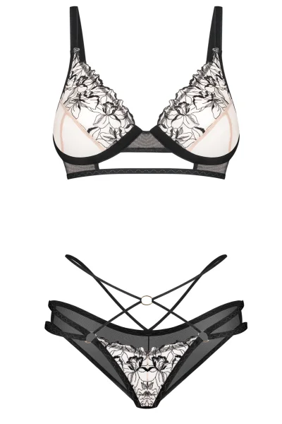 Sexy komplet Vila Blanes - 2 dílný - Černá