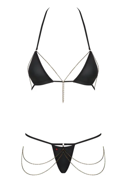 Sexy komplet Rebella - 2 dílný - Černá