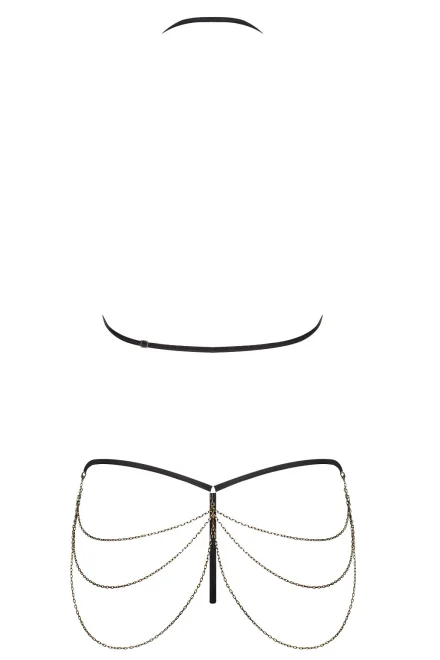 Sexy komplet Rebella - 2 dílný - Černá