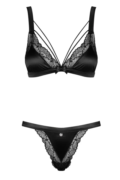 Sexy komplet Eloissa - 2 dílný - Černá