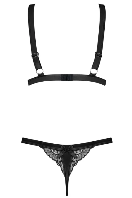 Sexy komplet Eloissa - 2 dílný - Černá