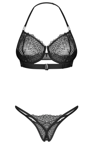 Sexy komplet Iliosa - 2 dílný - Černá