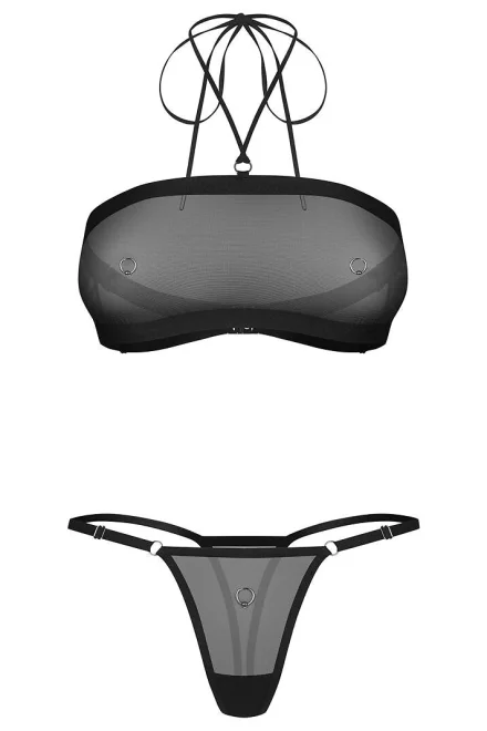 Sexy komplet Orinelle - 2 dílný - Černá