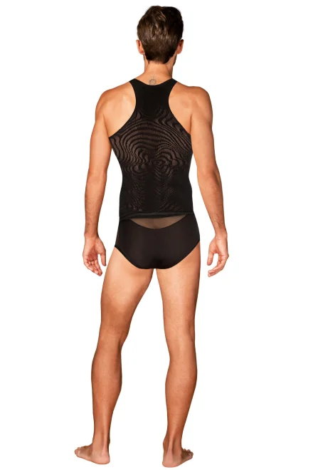Pánské sexy tílko T103 - Černá