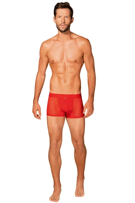 Sexy pánské boxerky Obsessiver - Červená