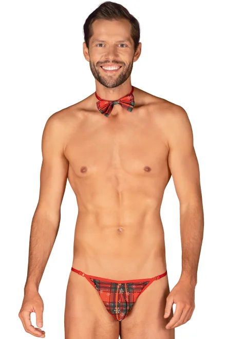 Sexy set Mr Merrilo s tangy - Červená