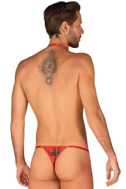 Sexy set Mr Merrilo s tangy - Červená