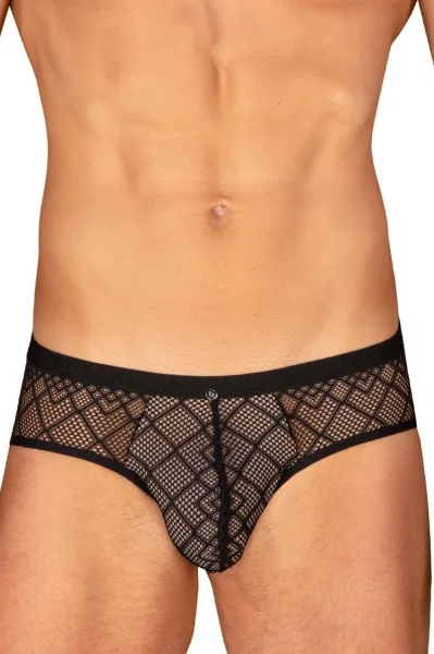 Sexy pánské slipy Severio jockstrap - Černá