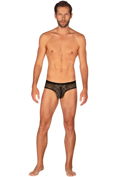 Sexy pánské slipy Severio jockstrap - Černá