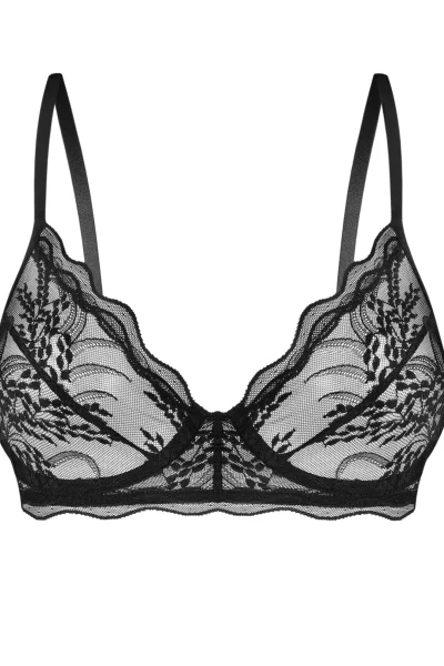 Nevyztužená podprsenka Perisia - Černá