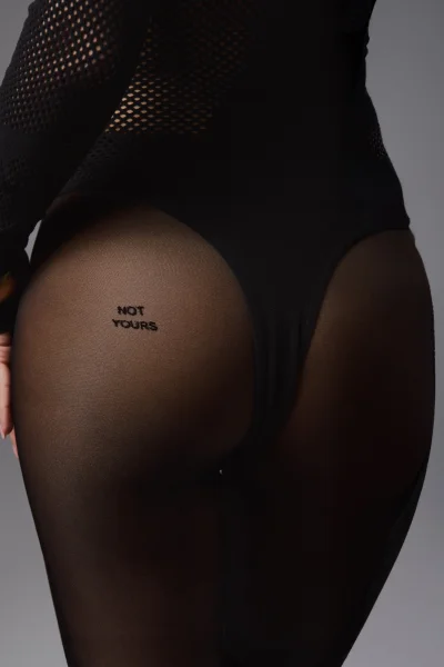 Hladké silonky Patrise Yours - Černá