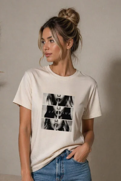 Tričko Secret - Světle béžová