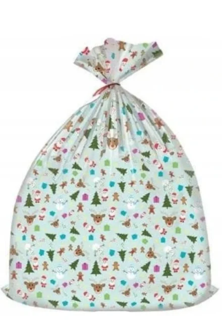 Dárkový pytel XPKD - 92 x 110 cm Christmas Maxi - Mátová