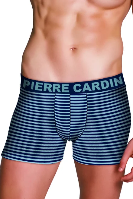 Pánské boxerky Pierre Cardin PCU 89 - 5 Rigato - Tmavě modrá