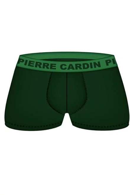 Pánské boxerky Pierre Cardin PCU 89 - 3 - Tmavě zelená